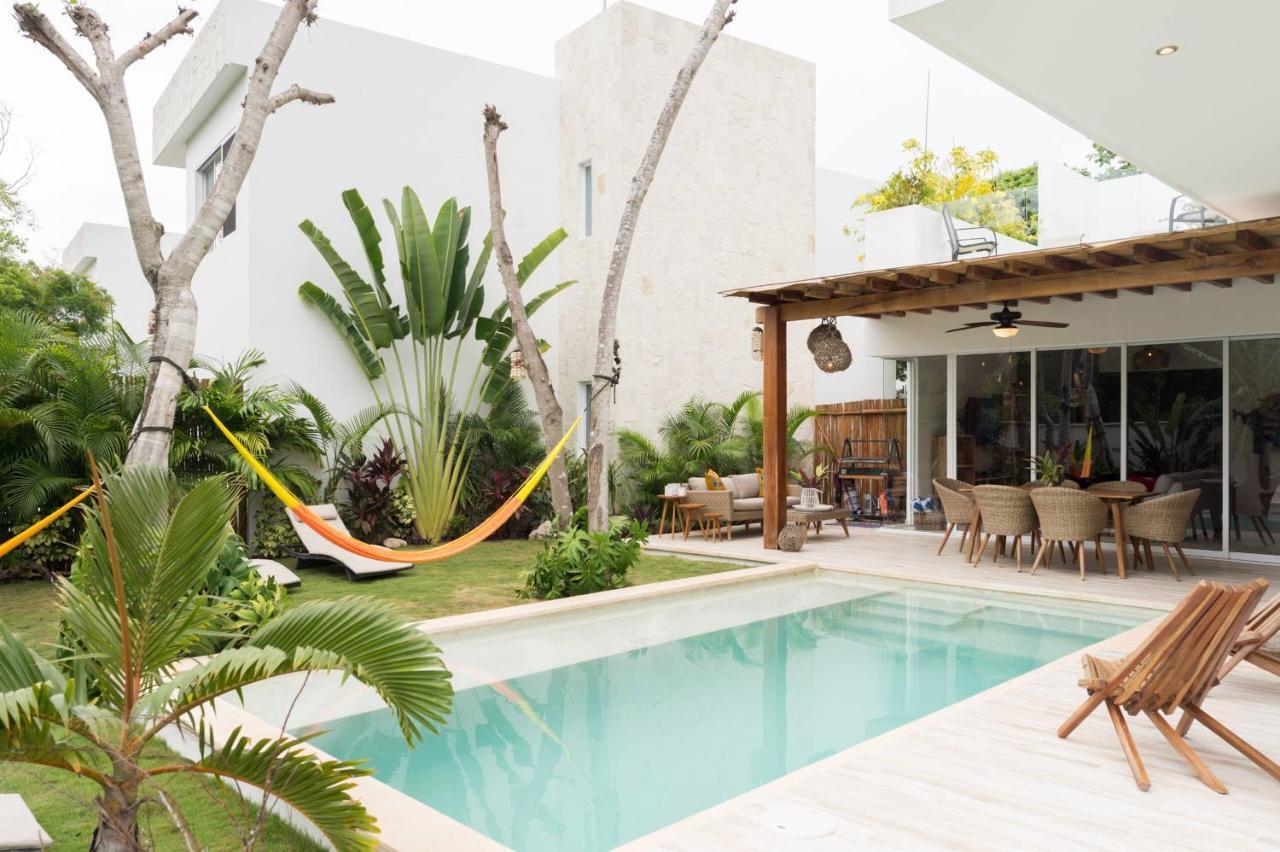 Chic & Mexican Villa, A True Oasis Pool, Security 图卢姆 外观 照片