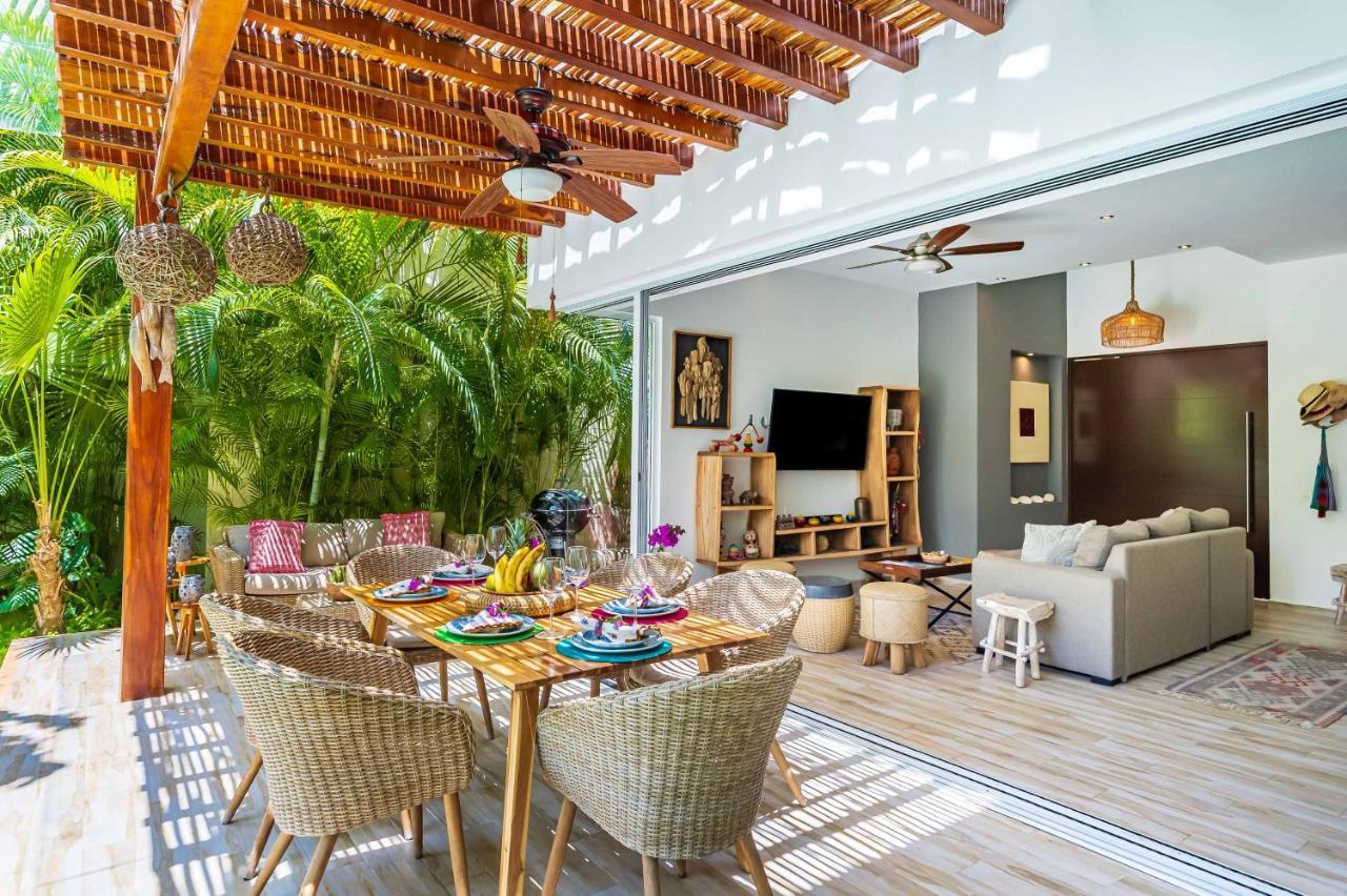Chic & Mexican Villa, A True Oasis Pool, Security 图卢姆 外观 照片
