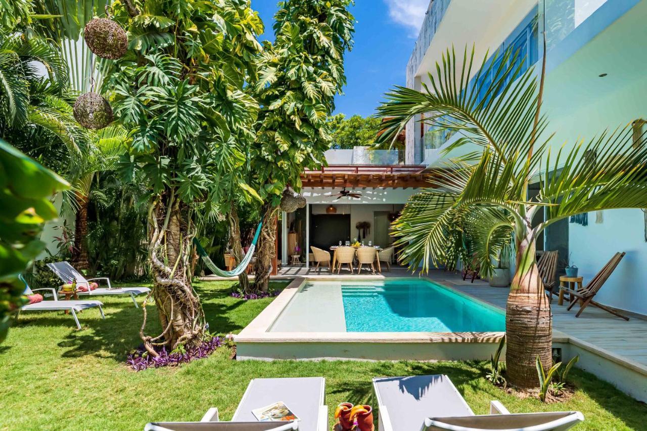 Chic & Mexican Villa, A True Oasis Pool, Security 图卢姆 外观 照片