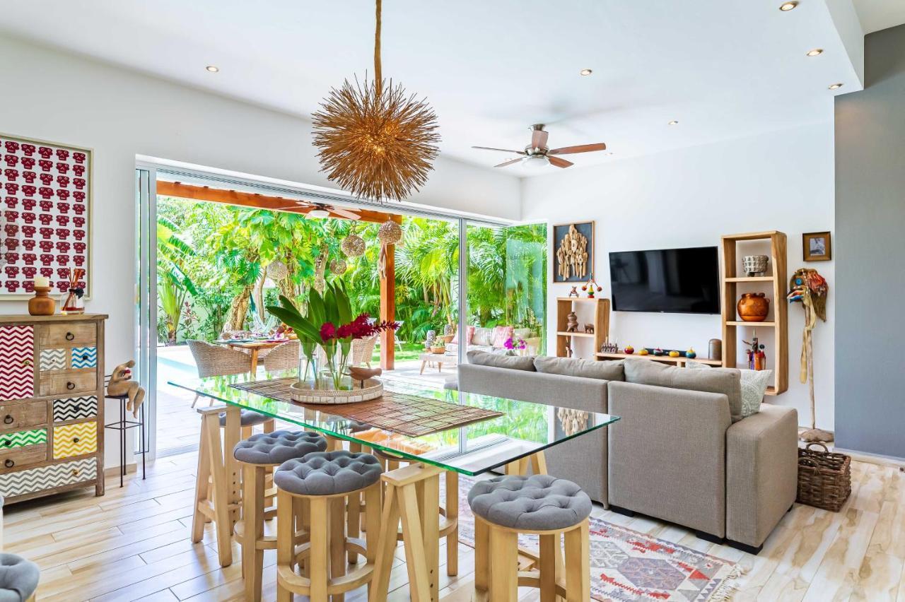 Chic & Mexican Villa, A True Oasis Pool, Security 图卢姆 外观 照片